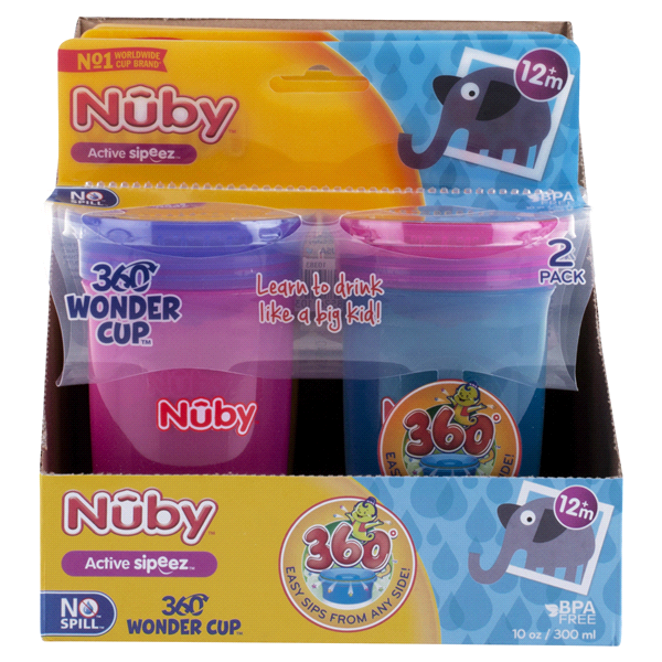 slide 1 of 1, Nuby Wonder Cup, 10 oz