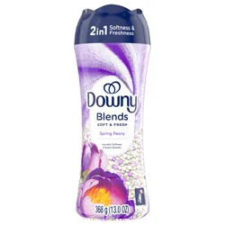 Downy Blends 2-in-1 Soft & Fresh Laundry Scent Booster Beads, Spring Peony Scent, 13.0 OZ, Laundry Softness and Scent Booster