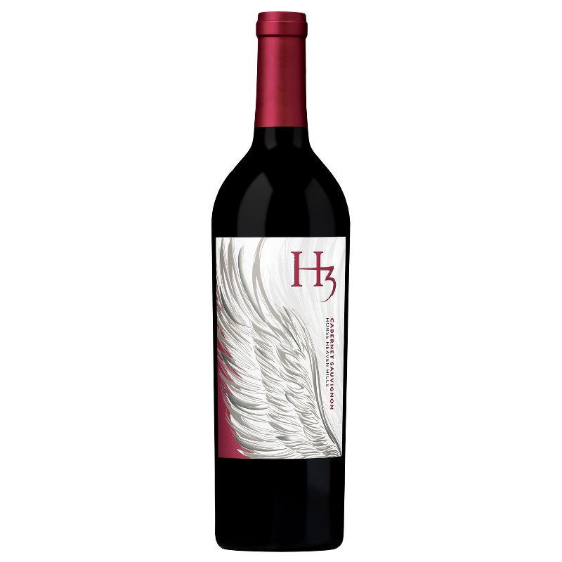 slide 1 of 9, H3 Cabernet Sauvignon, Red Wine, 750 mL Bottle, 750 ml