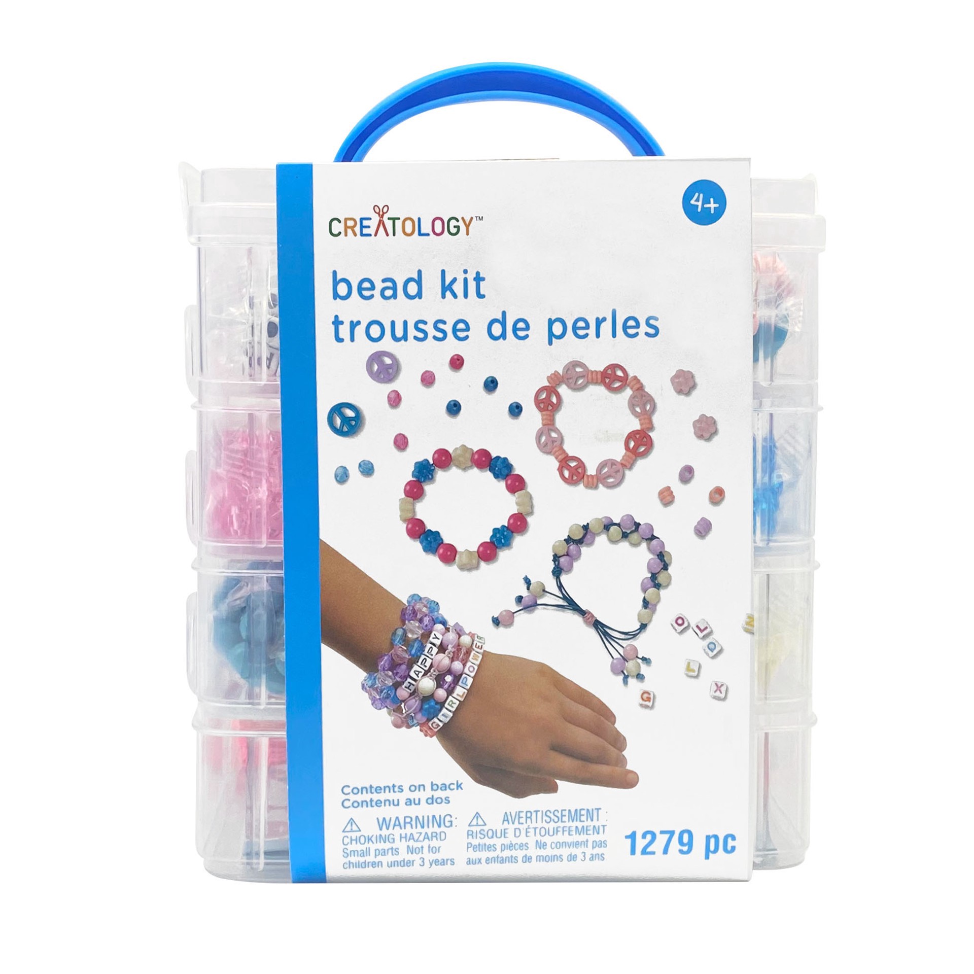 slide 6 of 6, Pastel Bead Kit Box By Creatology, 1279 ct