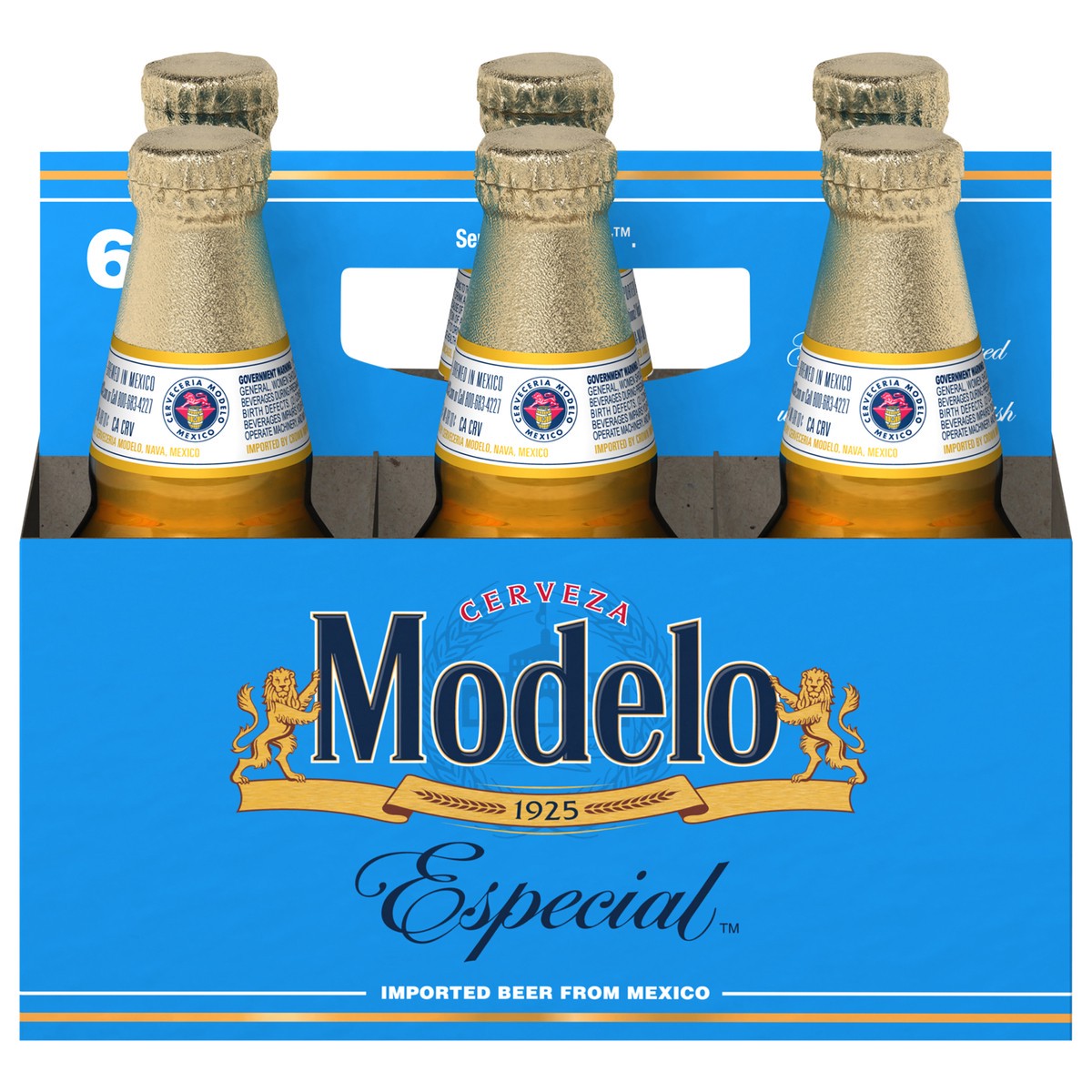 slide 2 of 2, Modelo Especial Mexican Lager Import Beer, 6 ct