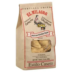 El Milagro Mexican Kitchen Style Tortilla Chips