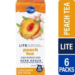 Kroger® Lite Zero Sugar Peach Tea Instant Drink Mix