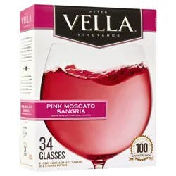 Peter Vella Vineyards Pink Moscato Sangria Wine