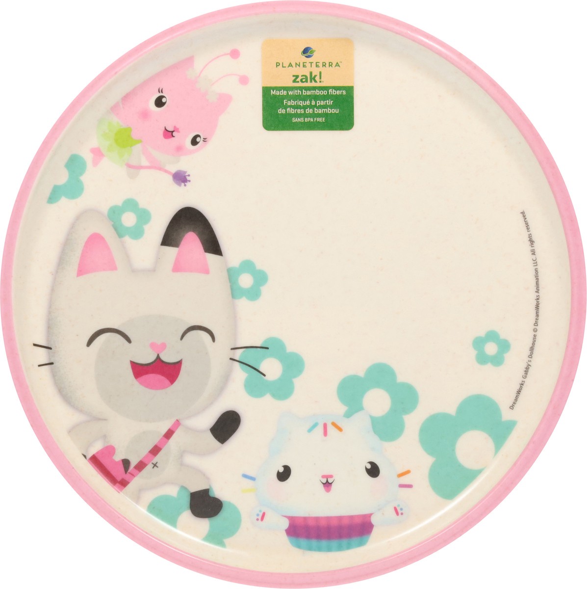 slide 6 of 11, Zak! Designs Planeterra Gabbys Dollhouse Plate with Rim 1 ea, 1 ct