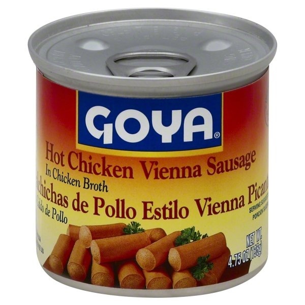 slide 1 of 1, Goya Hot Chicken Vienna Sausage, 4.75 oz