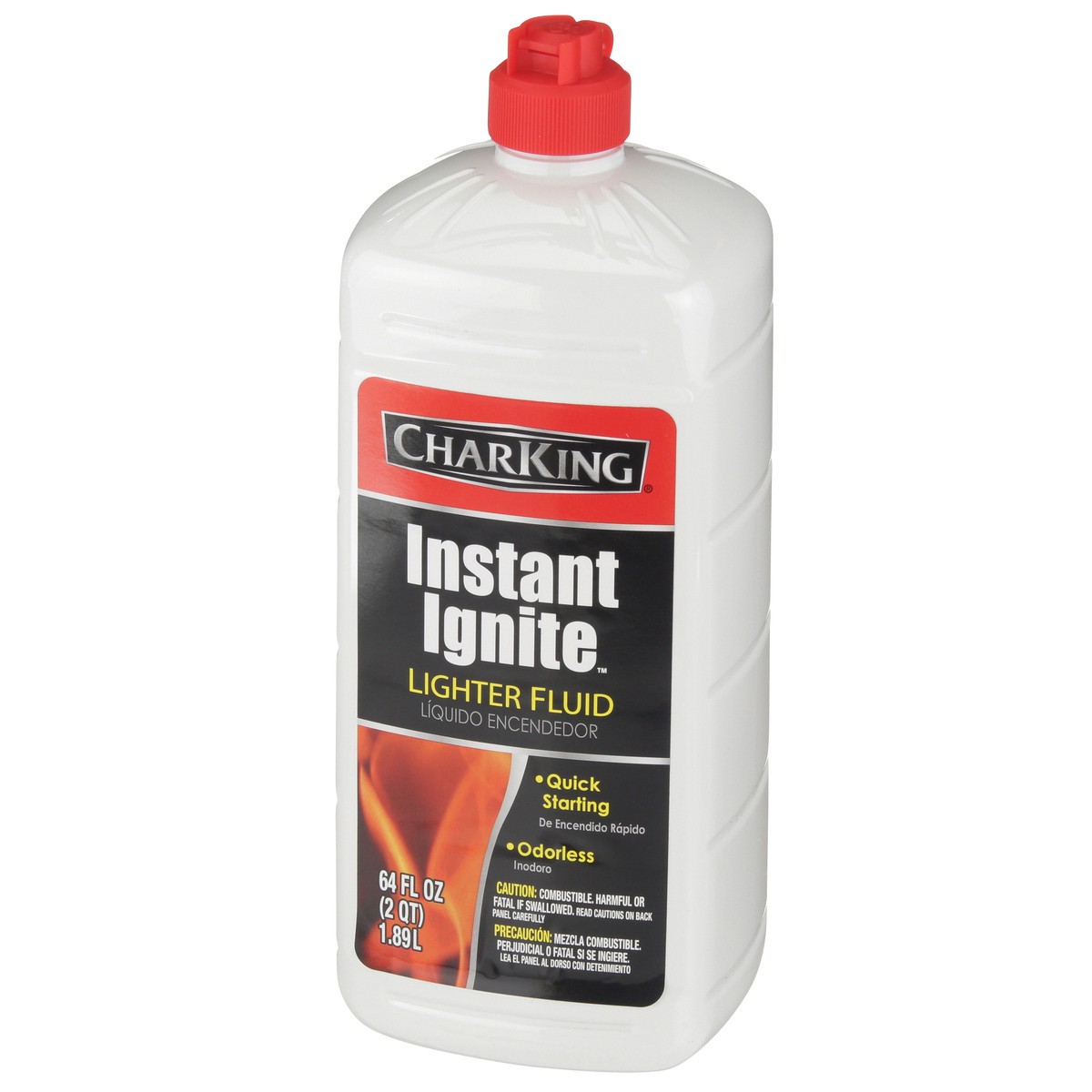slide 3 of 9, CharKing Instant Ignite Lighter Fluid, 64 fl oz