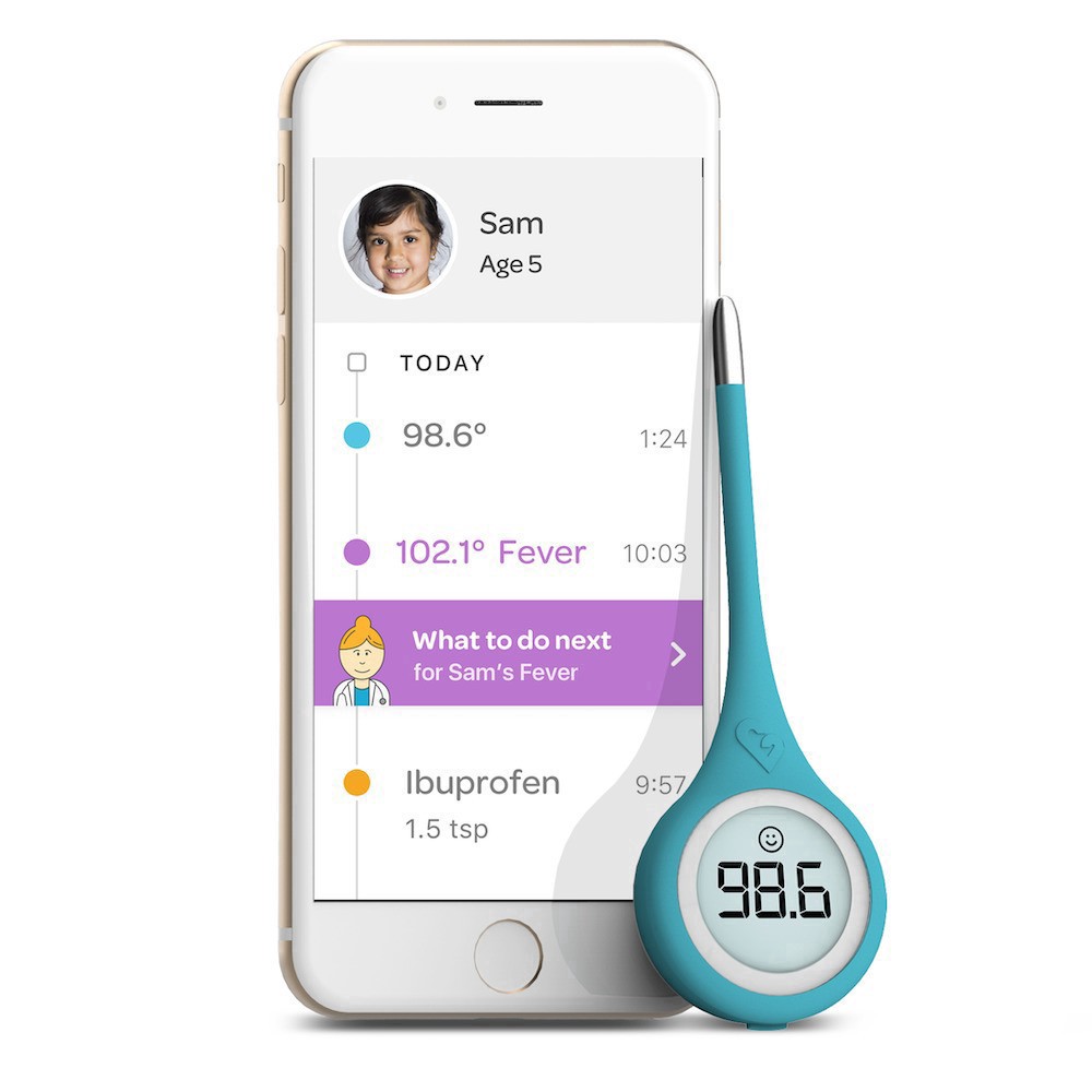 slide 24 of 64, Kinsa QuickCare Smart Digital Thermometer with Smartphone App & Health Guidance, 1 ct