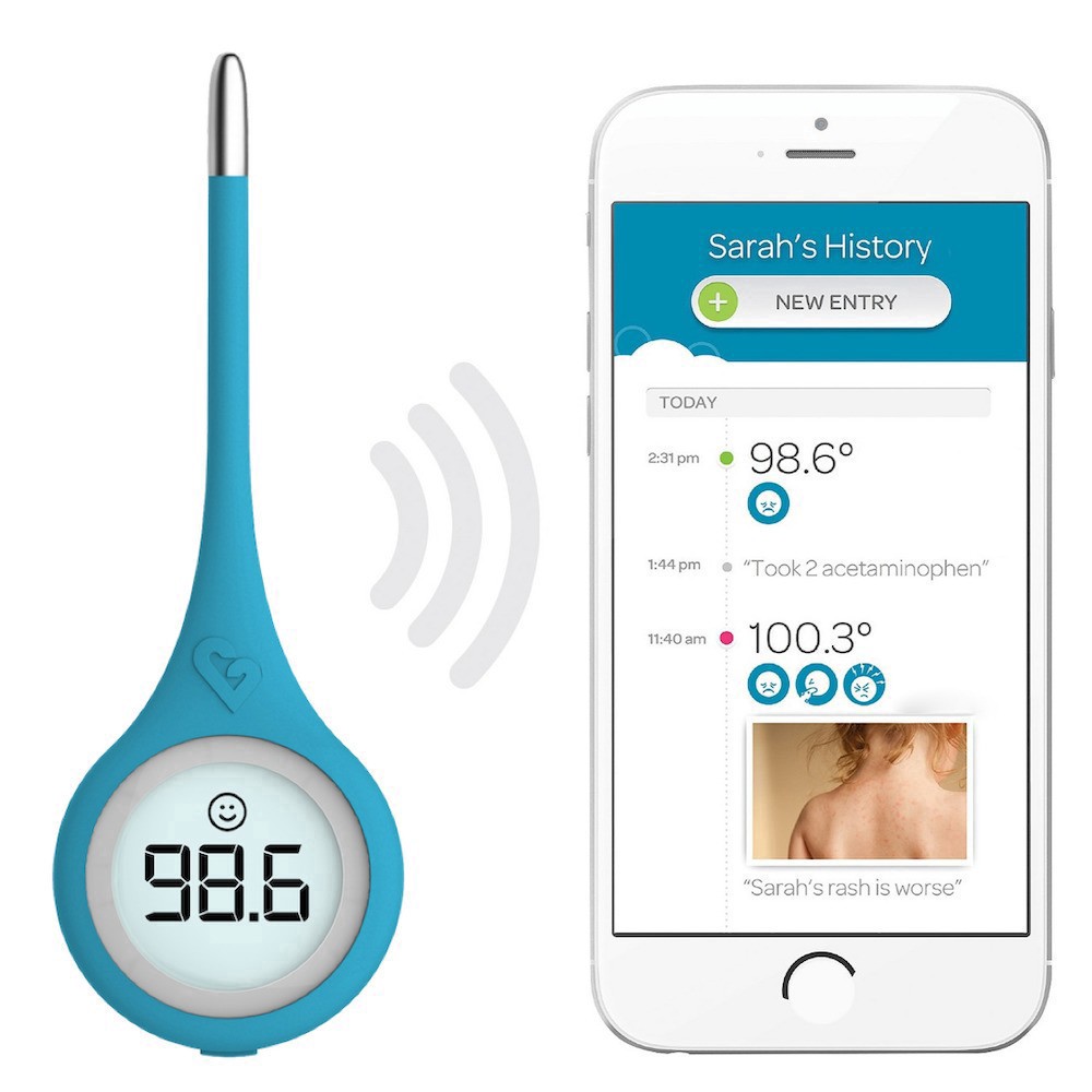 slide 45 of 64, Kinsa QuickCare Smart Digital Thermometer with Smartphone App & Health Guidance, 1 ct