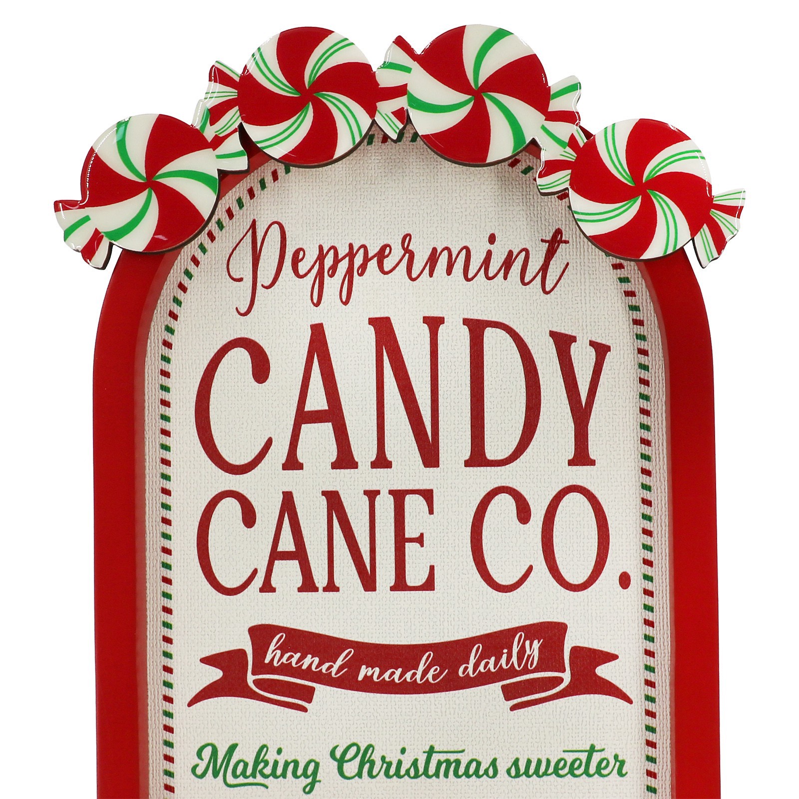 slide 2 of 4, 10.5" Candy Cane Co. Sign Tabletop Decor By Ashland, 10.5 in
