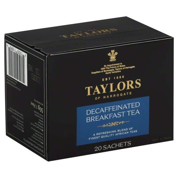 slide 1 of 1, Taylors of Harrogate Decaf Breakfast Tea, 1 ct