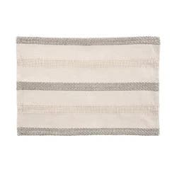 Room & Retreat, Netto Placemat, 13 In X 19 In, Grey