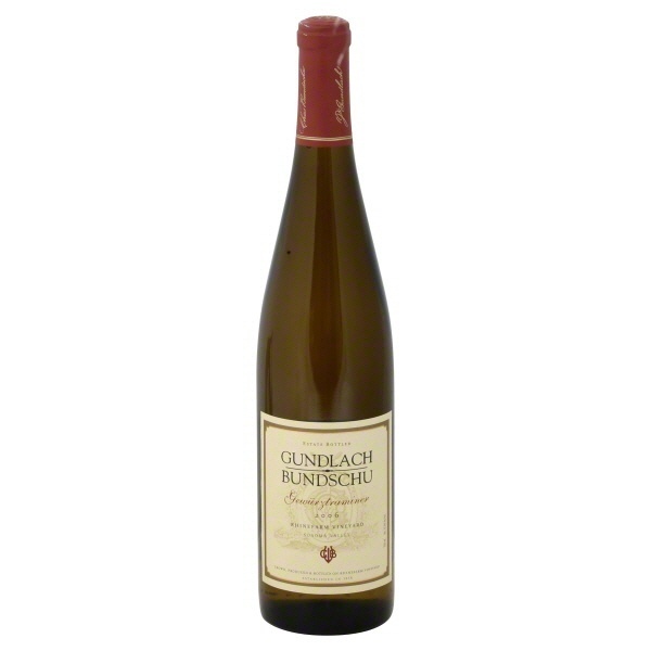 slide 1 of 1, Gundlach Bundschu Winery Gewurtztraminer, 750 ml