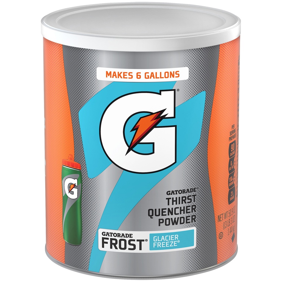slide 2 of 4, Gatorade Frost Glacier Freeze Sports Drink Mix, 50.9 fl oz