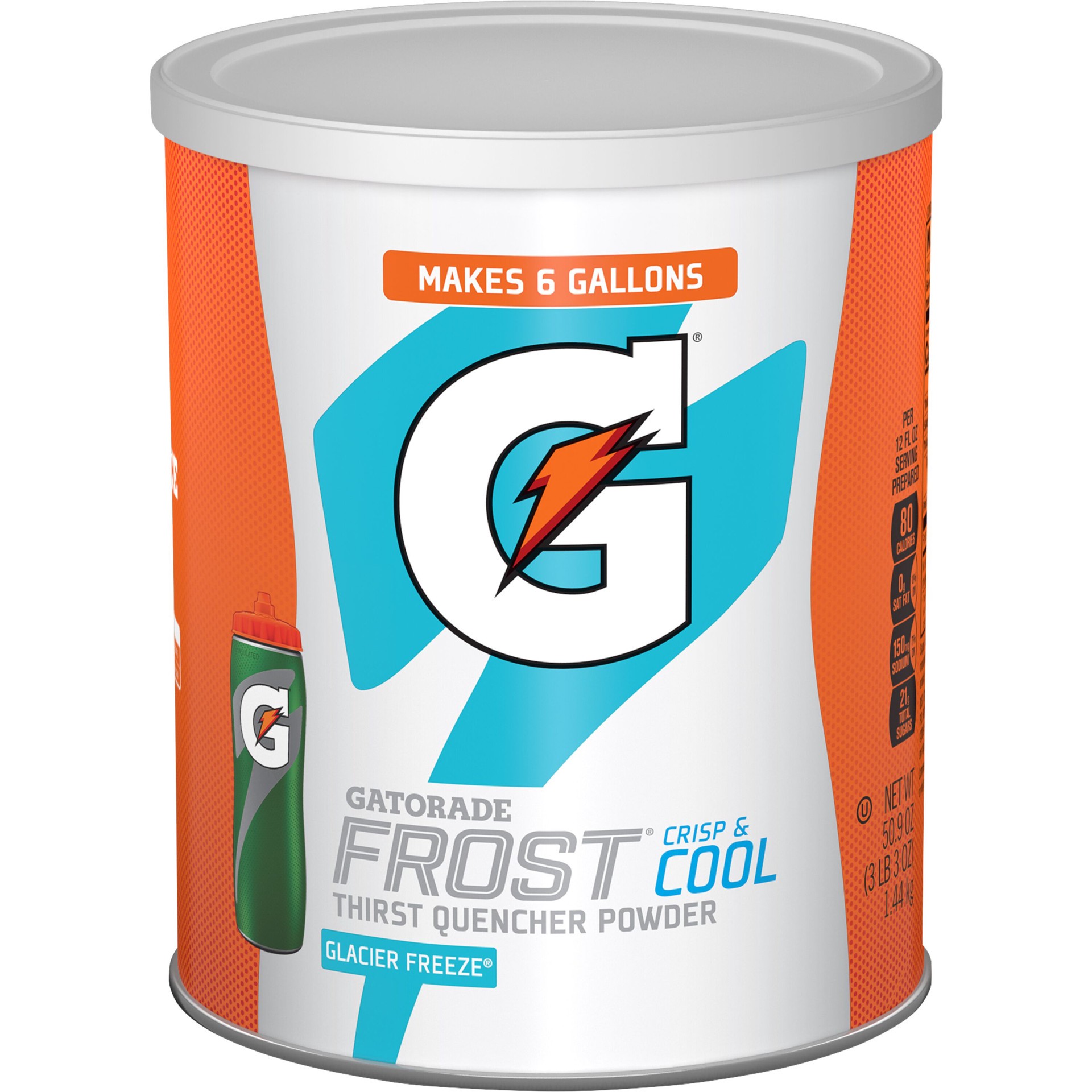 slide 1 of 5, Gatorade Frost Glacier Freeze Sports Drink Mix - 50.9oz Canister, 50.9 oz