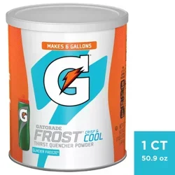 Gatorade Frost Thirst Quencher Powder Glacier Freeze 50.9 Oz
