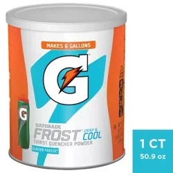 Gatorade Frost Thirst Quencher Powder Glacier Freeze 50.9 Oz