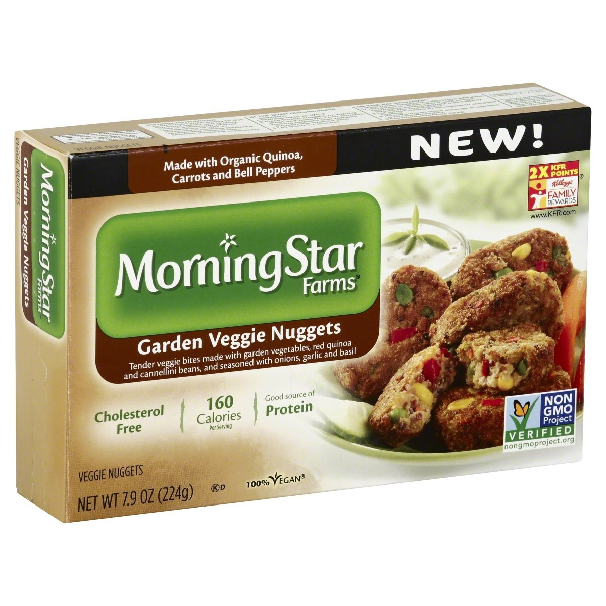 slide 1 of 1, MorningStar Farms Veggie Nuggets 7.9 oz, 7.9 oz