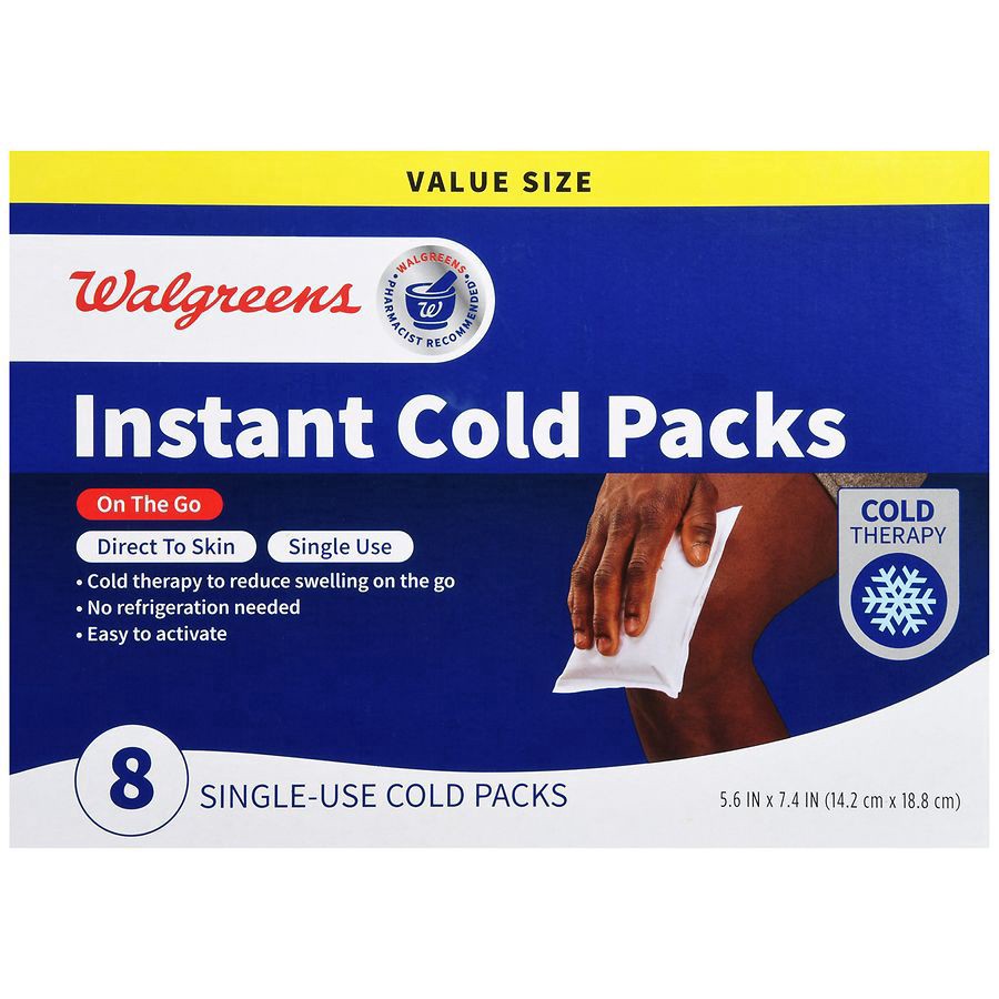 slide 2 of 5, Walgreens Instant Cold Pack, 8 ct