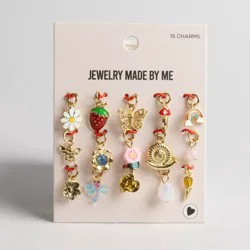Outdoor and Flower Charms - 15 pc
