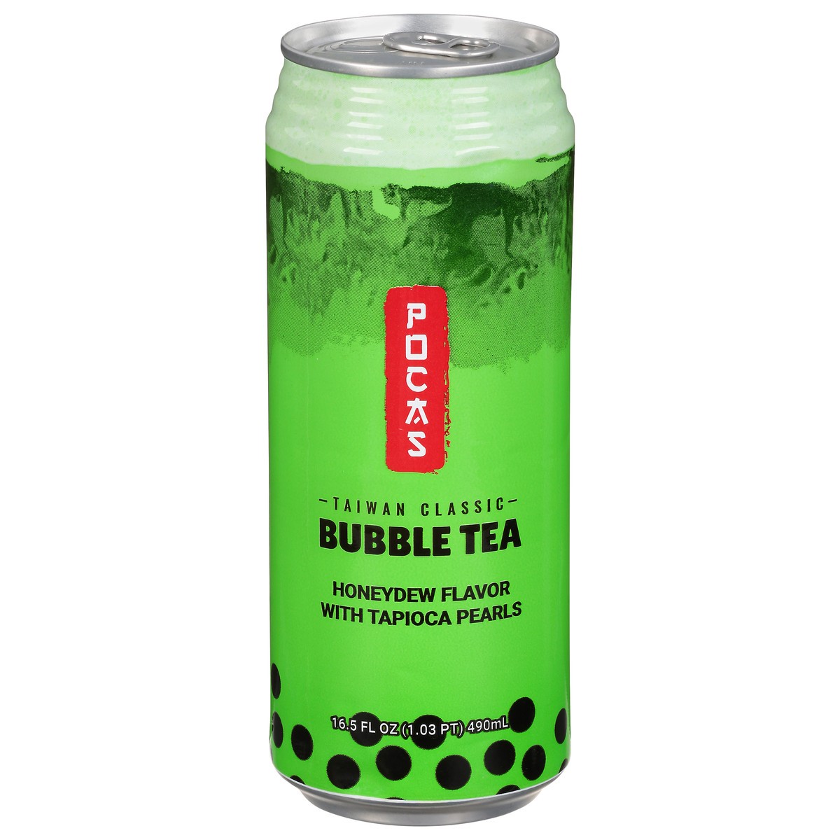 slide 1 of 9, Pocas Honeydew Flavor Bubble Tea With Tapioca Pearls - 16.5 fl oz, 16.5 fl oz