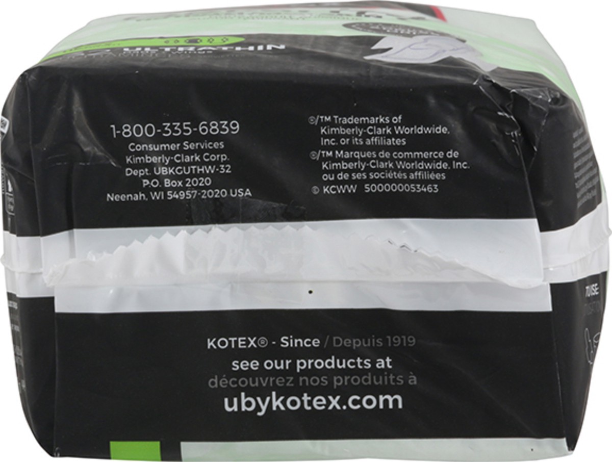 slide 5 of 9, U by Kotex Clean & Secure Ultra Thin Pads with Wings, Heavy Absorbency, 32 Count, 32 ct