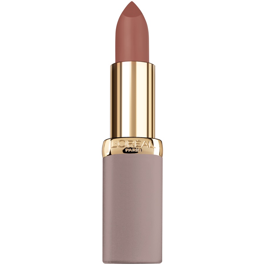 slide 1 of 3, L'Oréal Paris Colour Riche Ultra Matte Highly Pigmented Nude Lipstick, All Out Pout, 0.13 oz