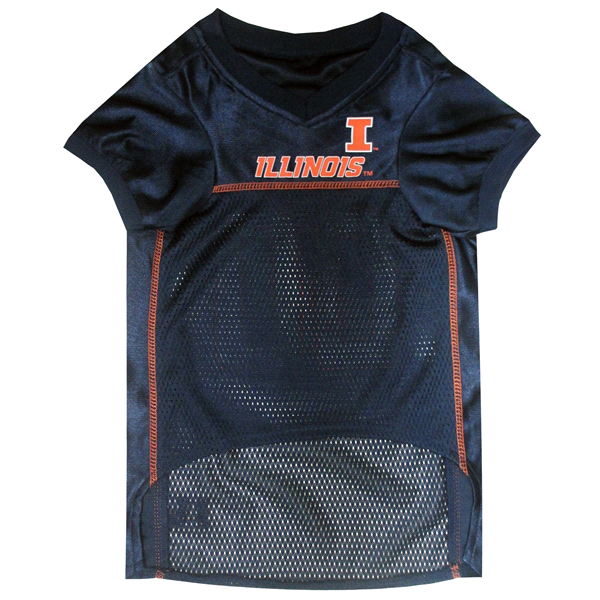 slide 5 of 5, Pets First Illinois Mesh Jersey, X-Small, XS