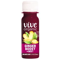 Vive Organic Ginger Beet Boost Wellness Shot