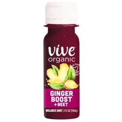 Vive Organic Ginger Beet Boost Wellness Shot