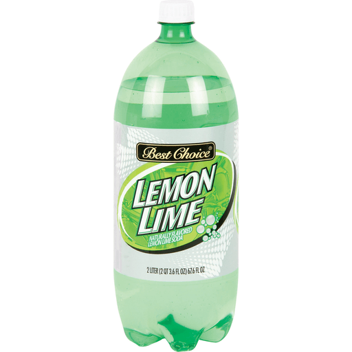 slide 1 of 1, Best Choice Lemon Lime Soda, 67.6 fl oz