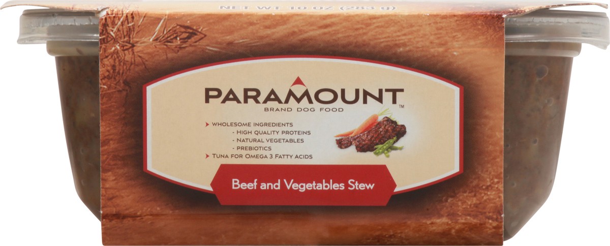 slide 8 of 13, Paramount Beef and Vegetables Stew Dog Food 10 oz, 10 oz