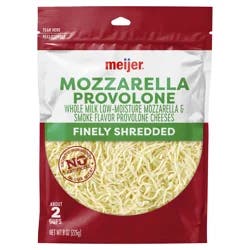 Meijer Shredded Mozzarella & Provolone Cheese