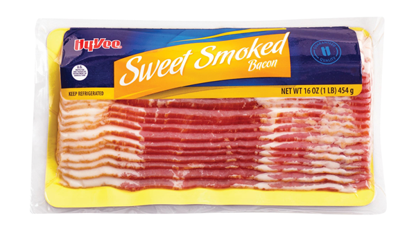 slide 1 of 1, Hy-vee Sweet Smoked Bacon, 16 oz
