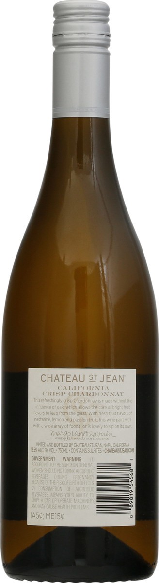 slide 2 of 10, Chateau St. Jean Crisp Chardonnay 750 ml, 750 ml