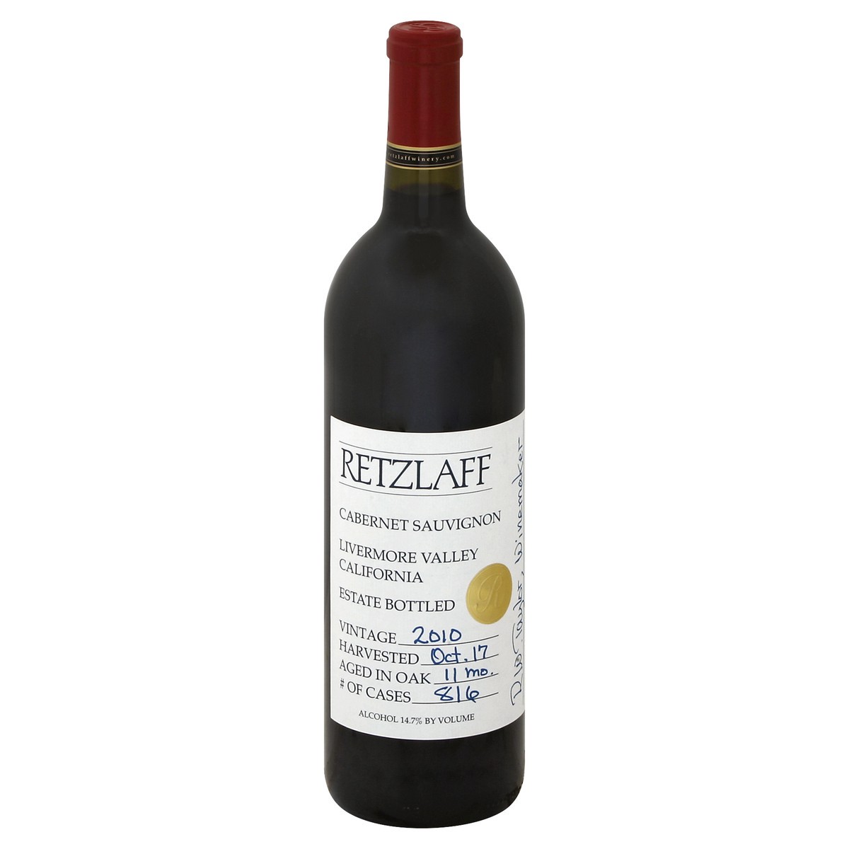 slide 2 of 3, Retzlaff Cabernet Sauvignon 750 ml, 750 ml