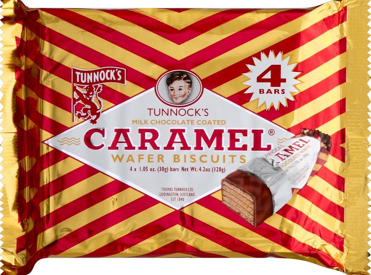 slide 4 of 5, Tunnocks Wafer Biscuits 4 ea, 4 ct