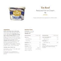 slide 3 of 5, Kemps Tin Roof Sundae Ice Cream Family Size, 1.03 gal