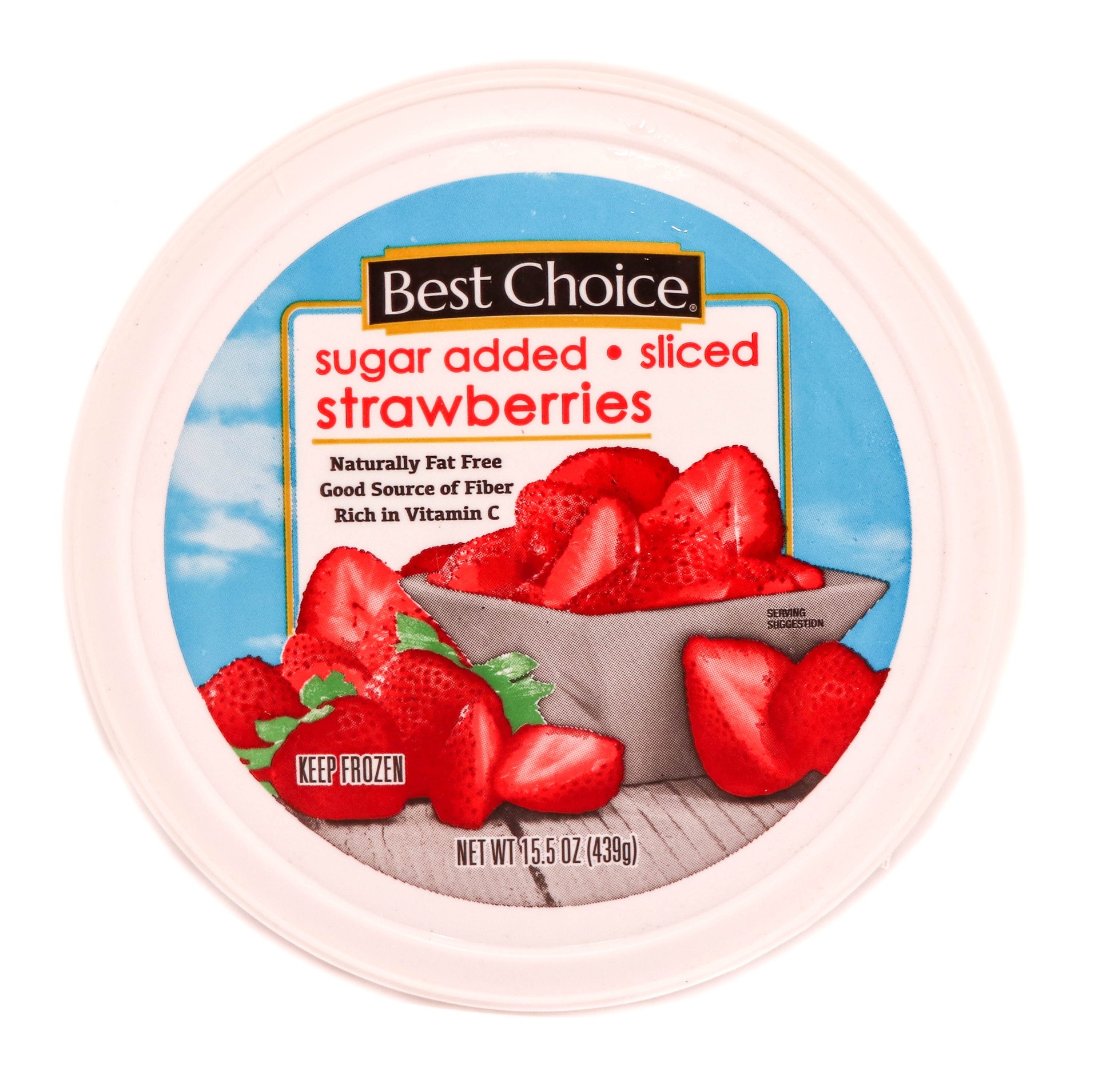 slide 1 of 1, Best Choice Frozen Sliced Strawberries, 15.5 oz