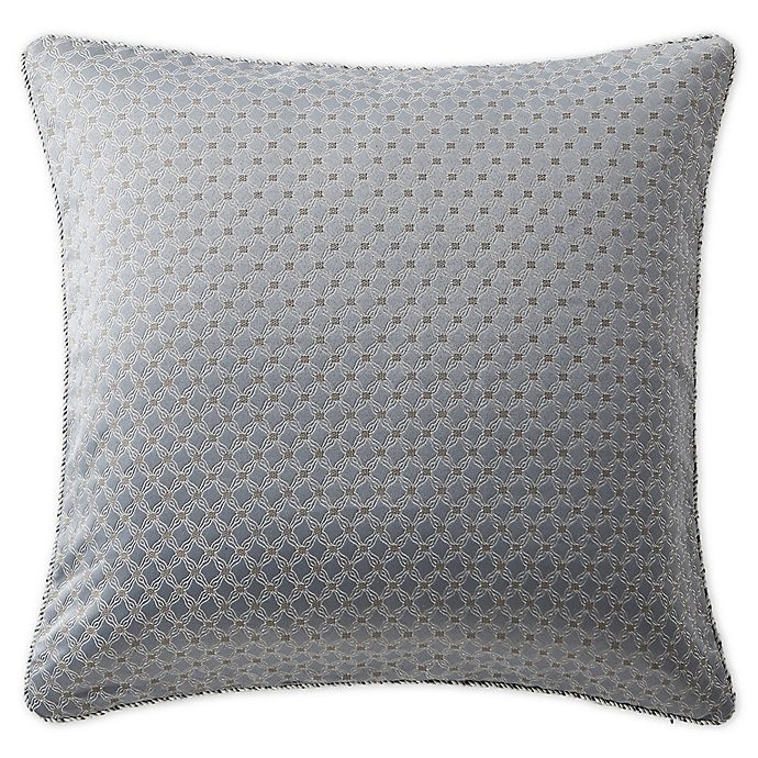 slide 1 of 2, Waterford Baylen European Pillow Sham - Dusty Blue, 1 ct