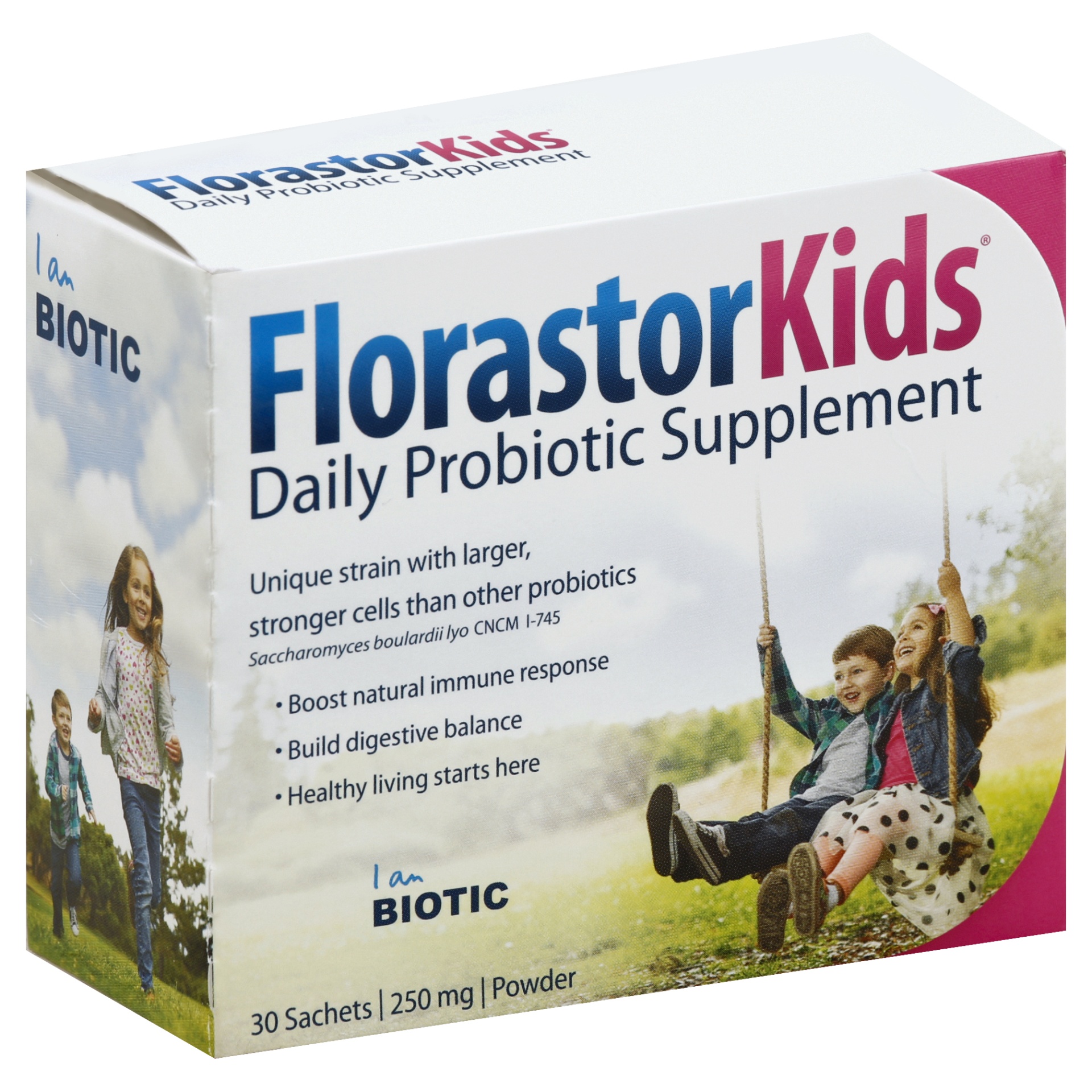 slide 2 of 2, Florastor Kids Daily Probiotic Supplement, 30 ct