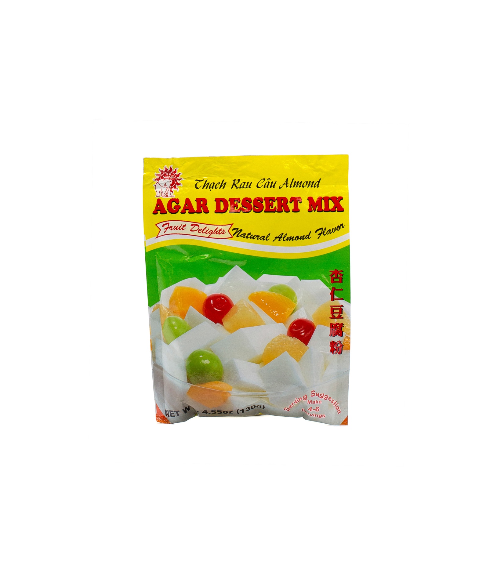 slide 1 of 1, SunVoi Agar Dessert Mix-almond, 4.55 oz