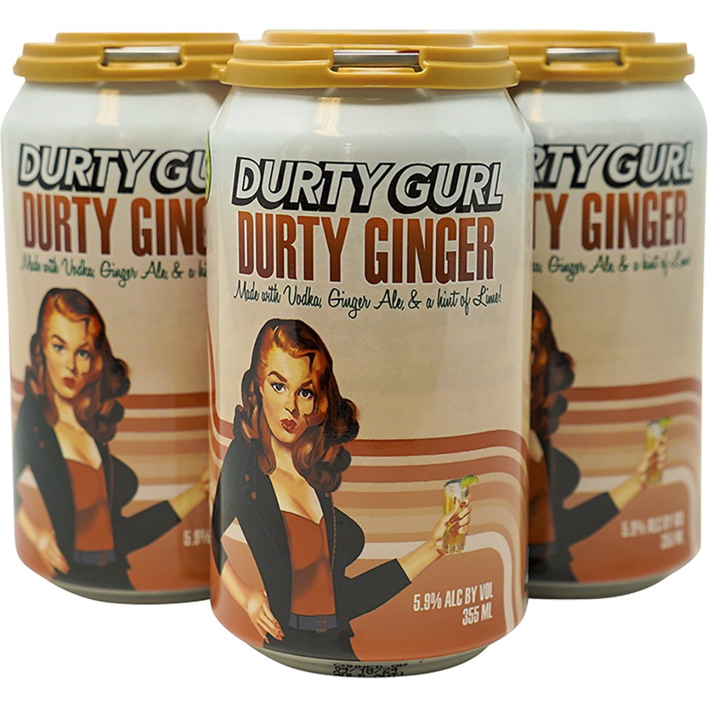 slide 1 of 1, Durty Gurl Durty Ginger, 4 ct; 12 oz