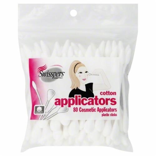 slide 1 of 1, Swisspers Cotton Cosmetic Applicators, 1 ct