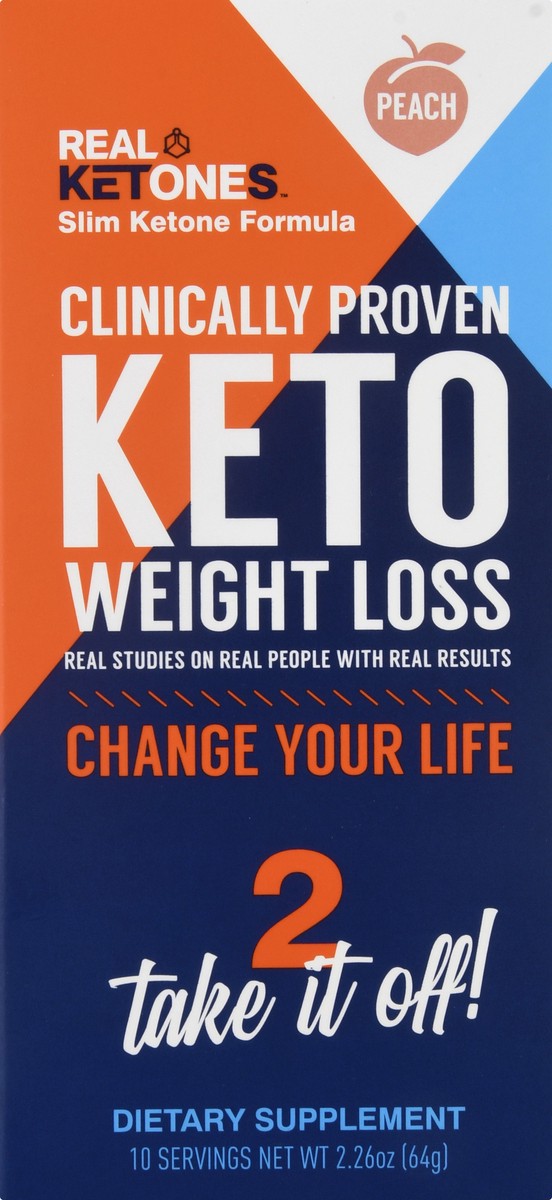 slide 3 of 12, Real Ketones Keto Peach Weight Loss 2.26 oz, 2.26 oz