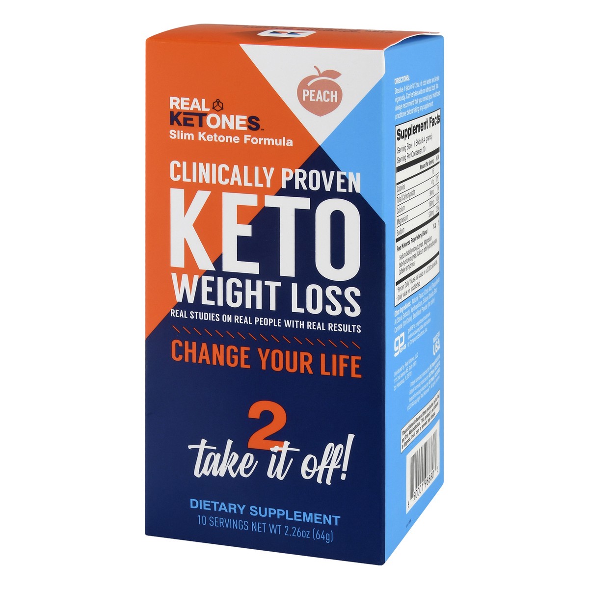 slide 4 of 12, Real Ketones Keto Peach Weight Loss 2.26 oz, 2.26 oz