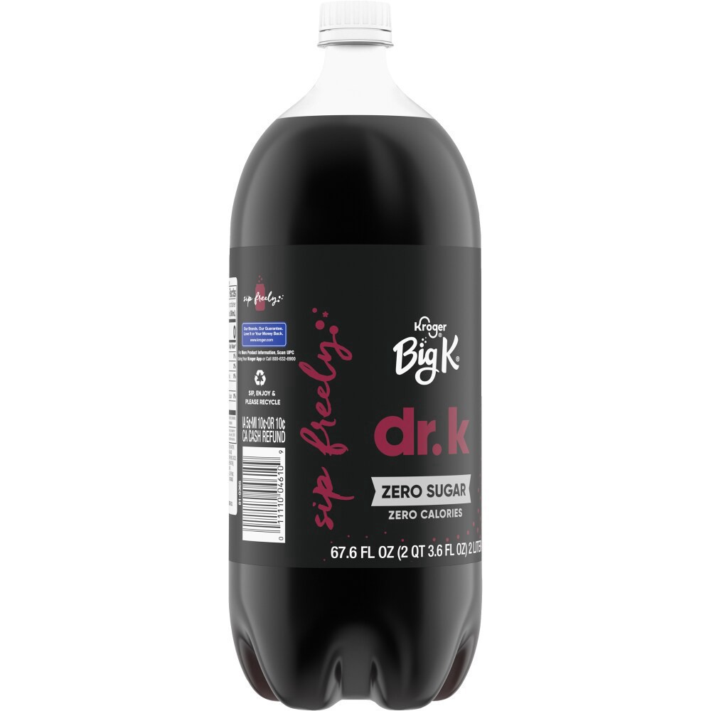 slide 3 of 4, Big K Dr. K Oh! Zero Calorie Soda - 2 liter, 2 liter