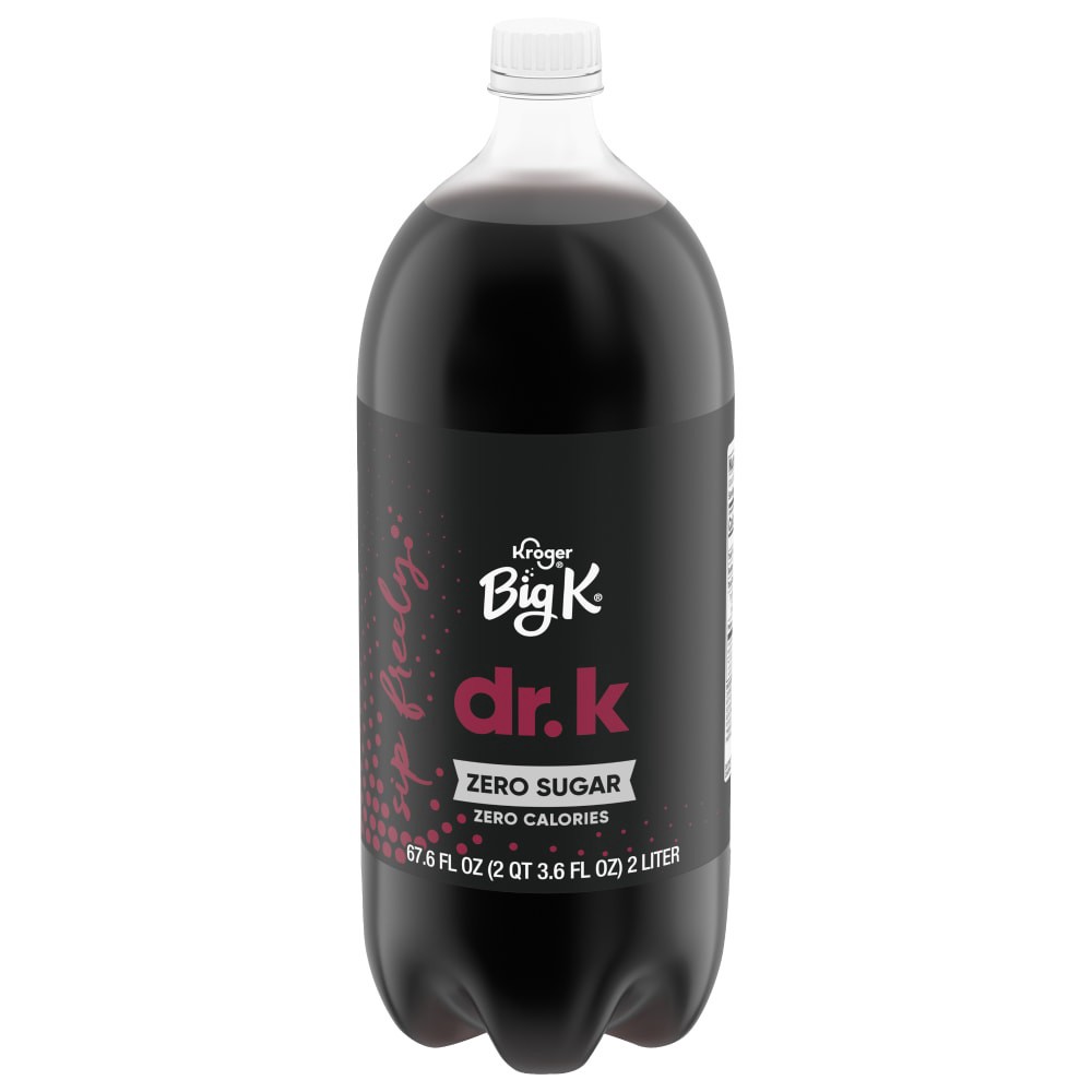 slide 1 of 4, Big K Dr. K Oh! Zero Calorie Soda - 2 liter, 2 liter