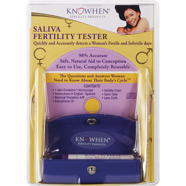 slide 1 of 1, KNOWHEN Saliva Fertility Tester, 1 ct