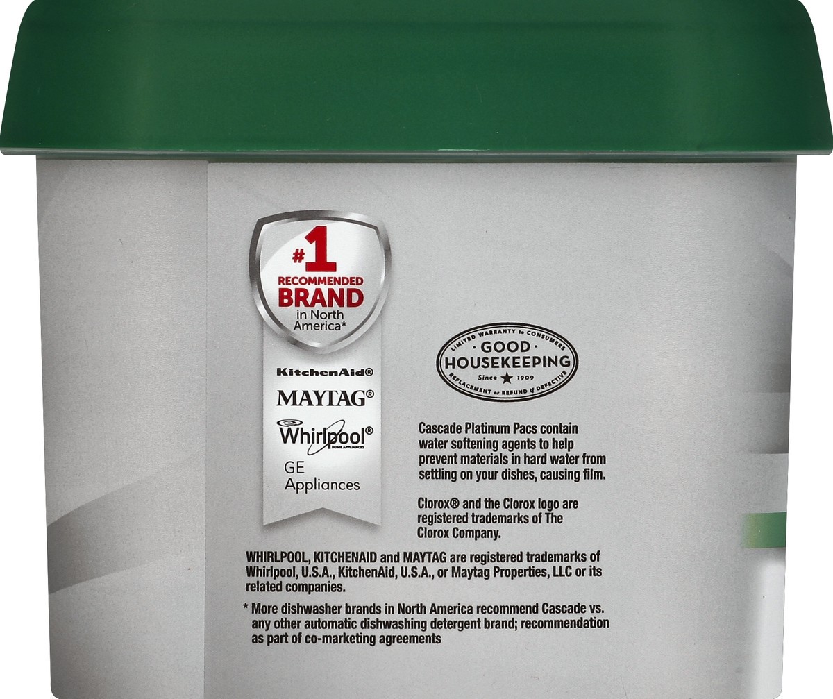 slide 2 of 5, Cascade Dishwasher Detergent 36 ea, 36 ct